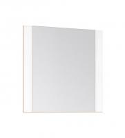 Зеркало Монако 75*70 Белый/Белый Лакобель
